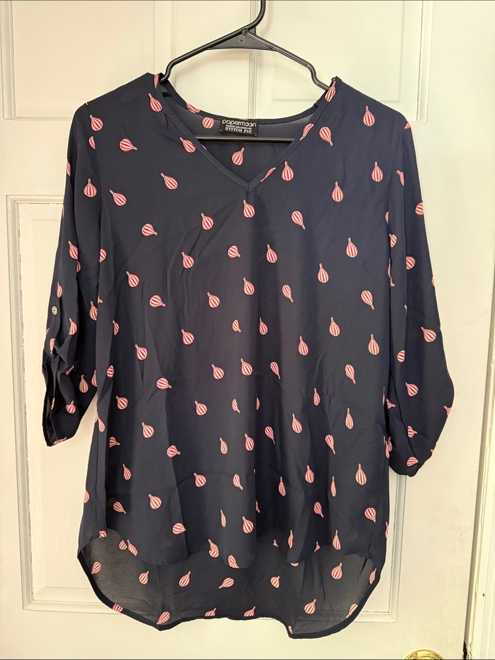 Papermoon Navy Blouse